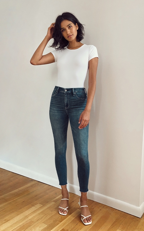 abercrombie ripped skinny jeans