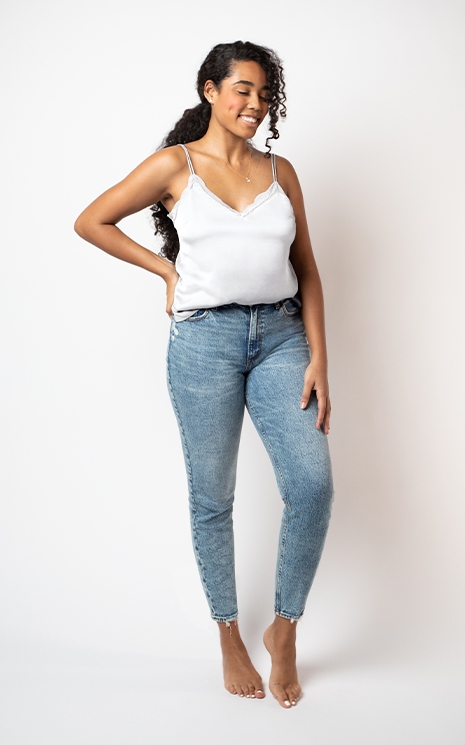 abercrombie cropped jeans