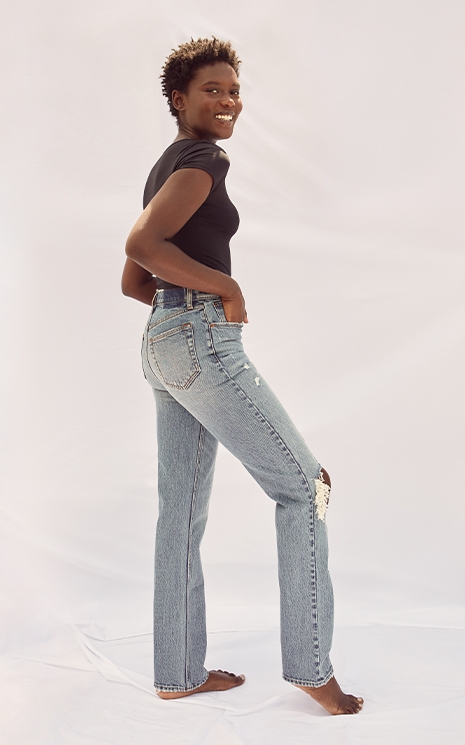 abercrombie ripped skinny jeans