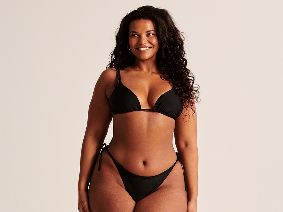 Black Wrap Adjustable Straps Underwire Bikini Set - Meet.Curve - Meet.Curve