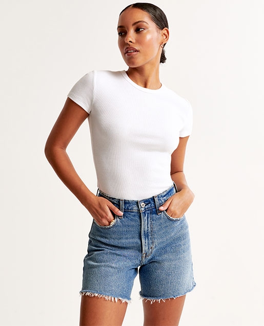 Women's Denim Shorts | Abercrombie & Fitch