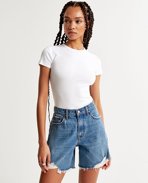 Women's Denim Shorts | Abercrombie & Fitch