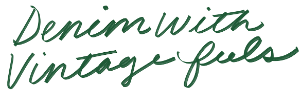 denim with vintage feels