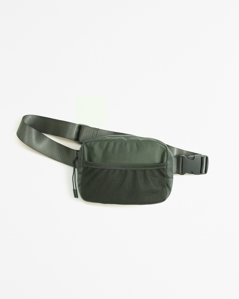 BELT BAG WITH POCKETS - Khaki Green