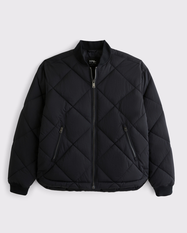 アバクロ mensメンズ オファー ma-1タイプ ボンバージャケット navy bomber jacket