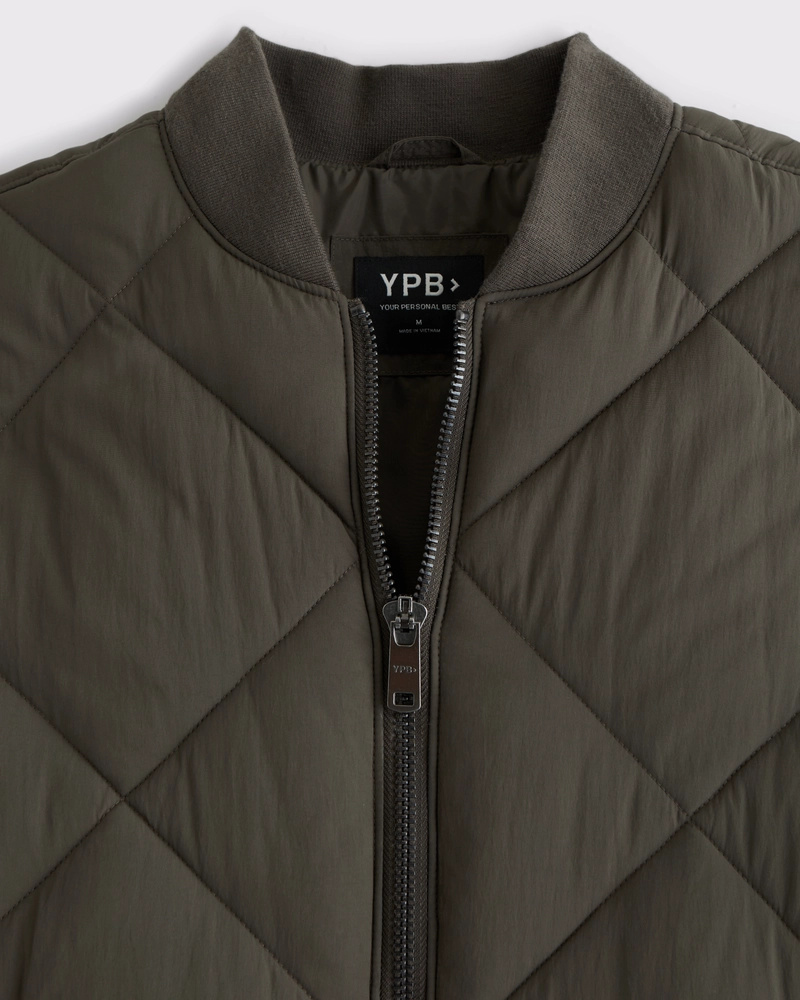 YPB Quilted Bomber Jacket