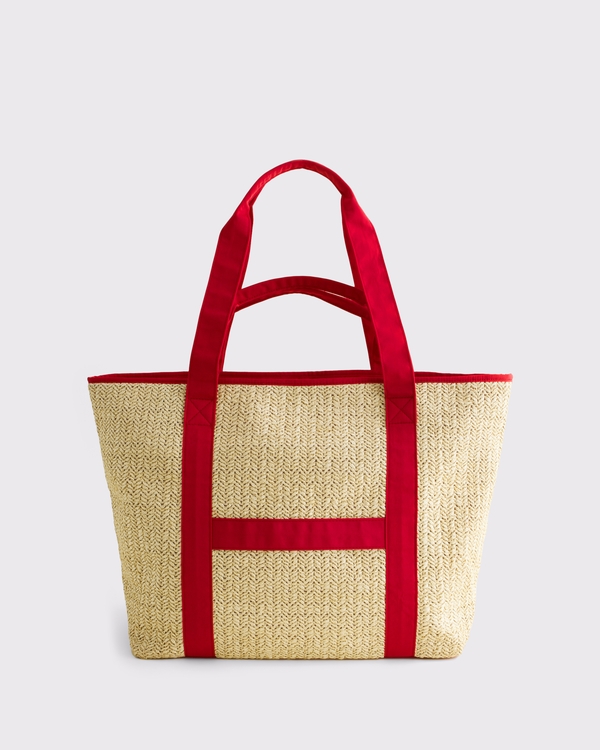 Women's YPB Raffia Tote Bag | Women's Accessories | Abercrombie.com