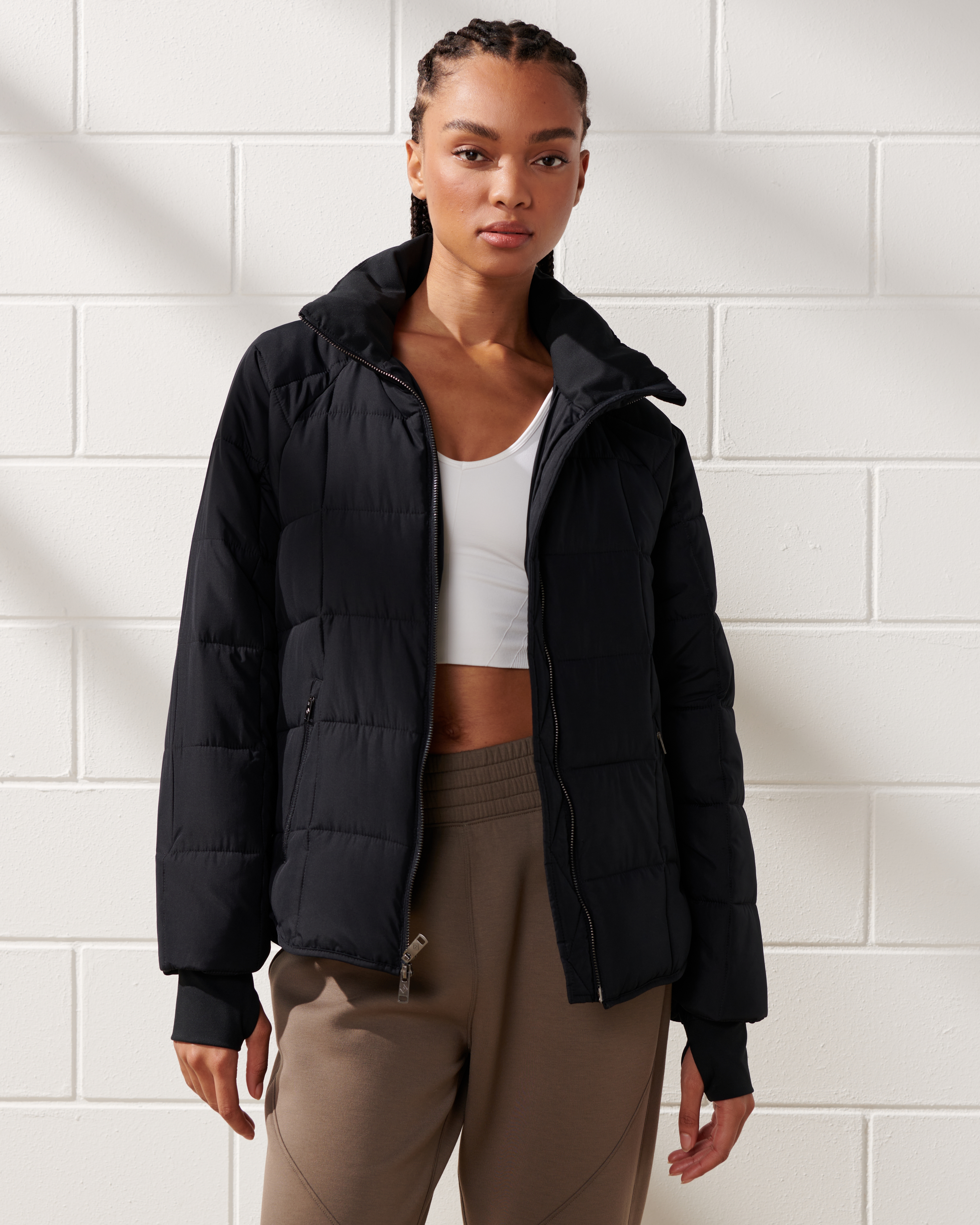 Abercrombie puffer deals jacket