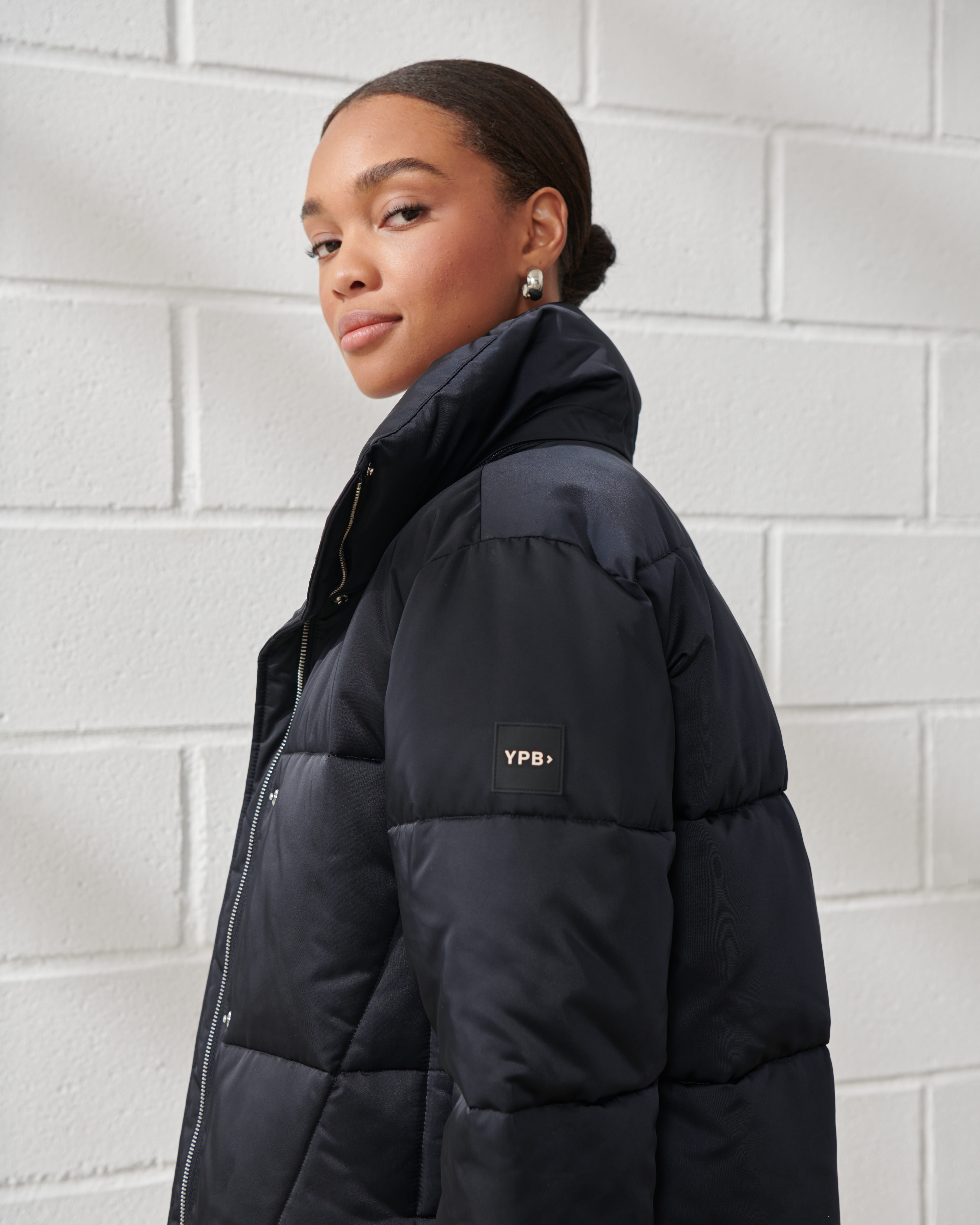 Abercrombie puffer best sale jacket women's