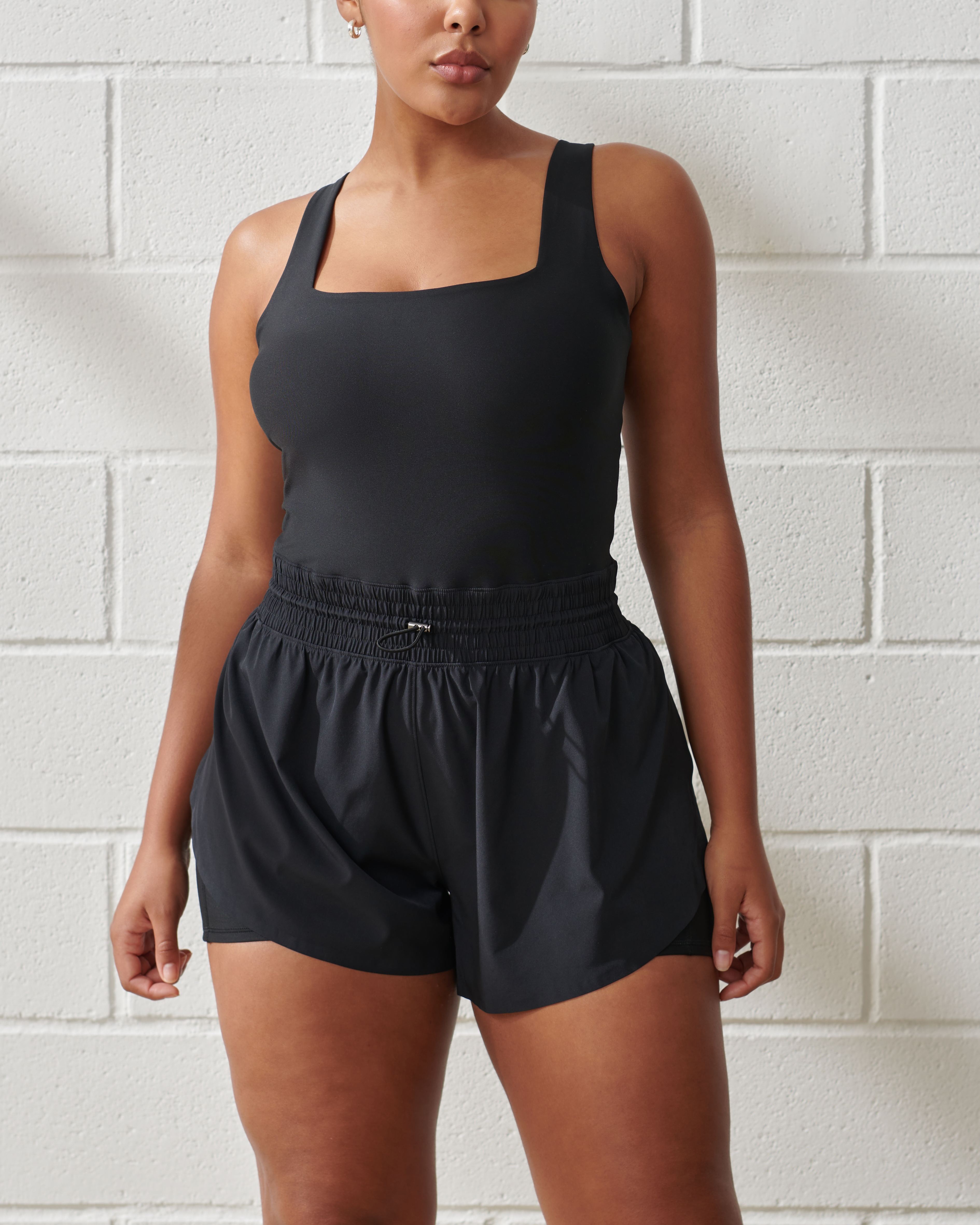 cami BLACK DESIGN  葉月 ① Black One Shoulder Cami | WHISTLES | Whistles US |