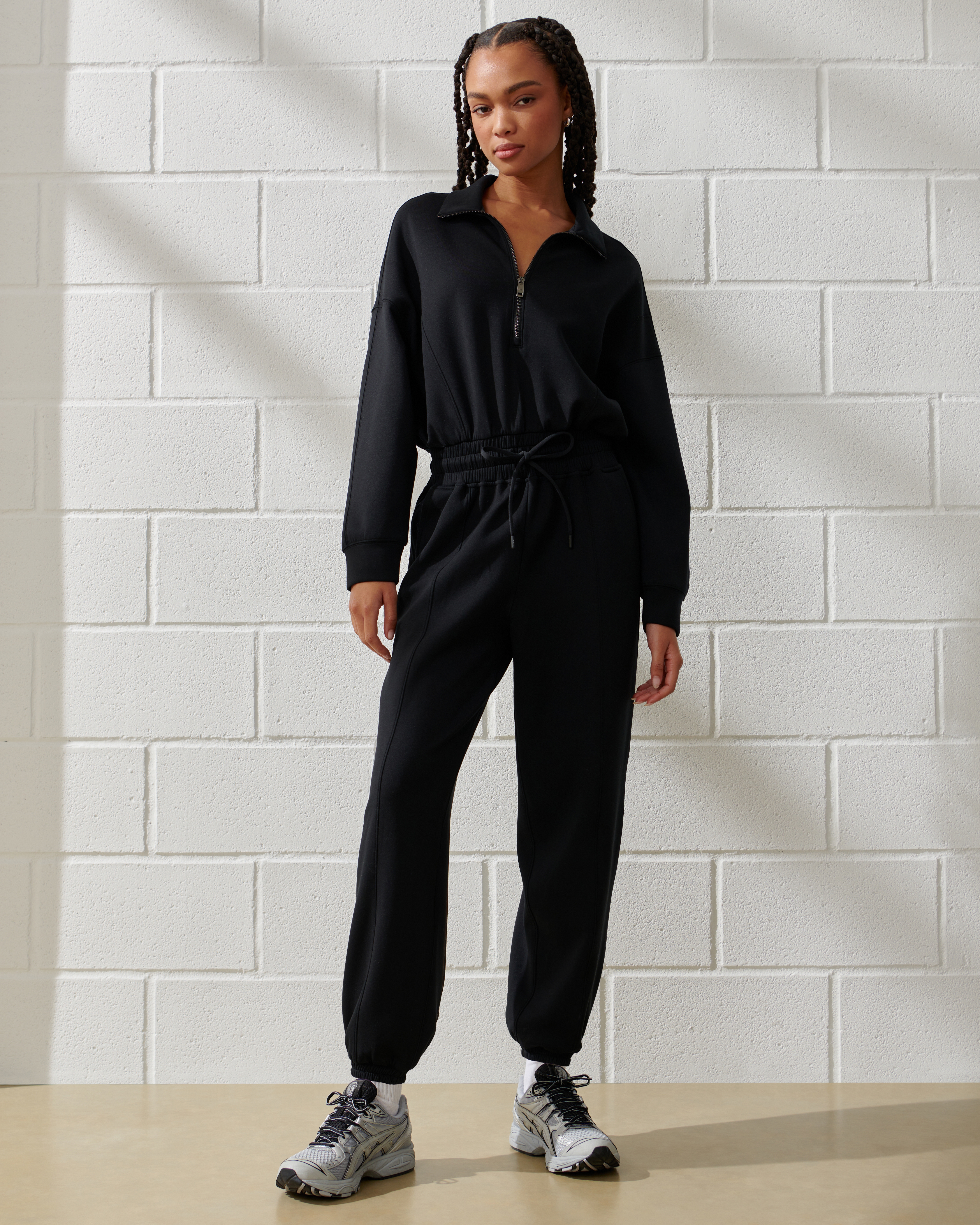 Womens long outlet sleeve jumpsuit