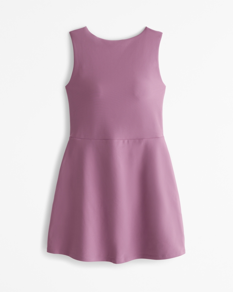 Flattering Scoop Purple Mini Dress Flattering Scoop Purple Mini Dress