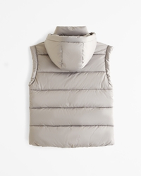 YPB Legging-Friendly Satin Puffer Vest