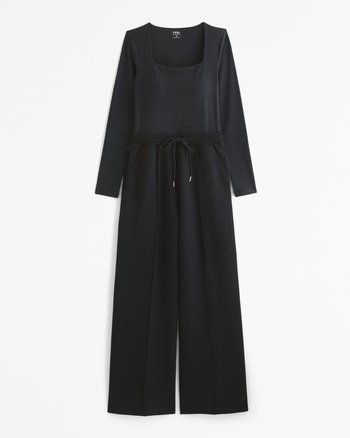 YPB everydaySOFT Long-Sleeve Hybrid Jumpsuit from Abercrombie & Fitch - $39.97