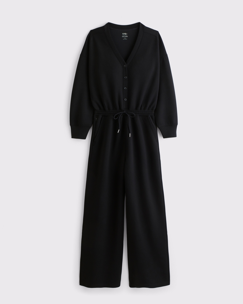 YPB neoKNIT Long Sleeve Henley Jumpsuit