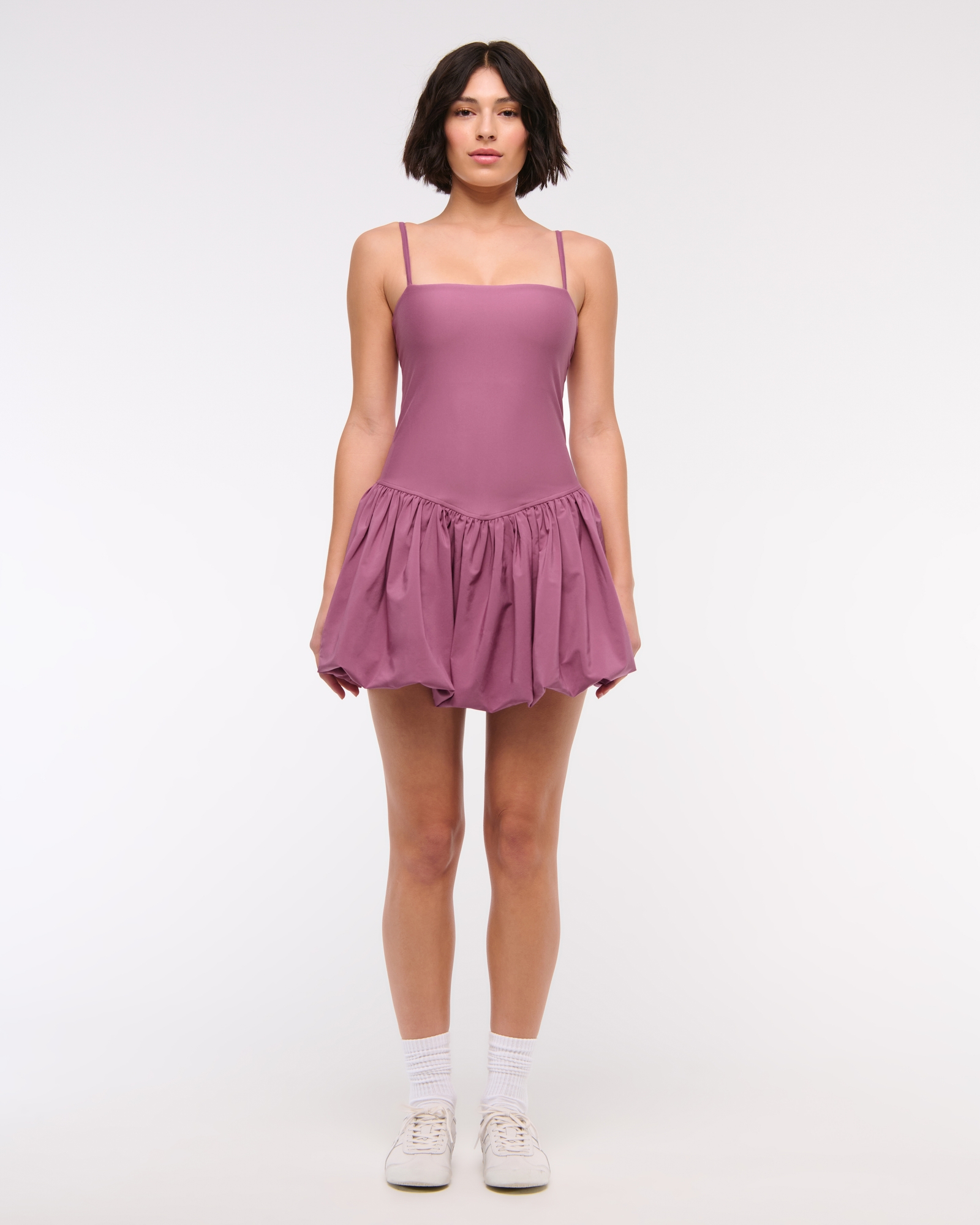 YPB sculptLUX Bubble Hem Mini Dress