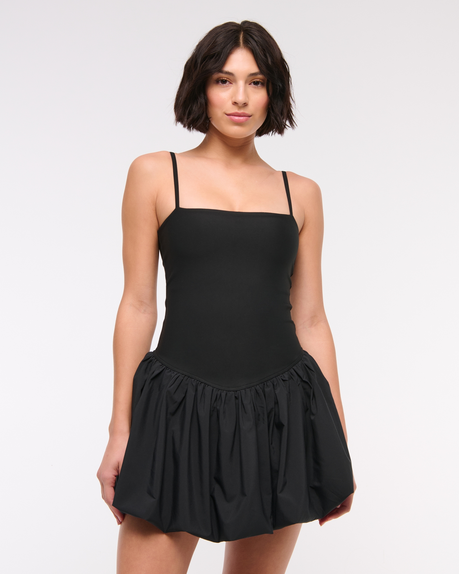 YPB sculptLUX Bubble Hem Mini Dress