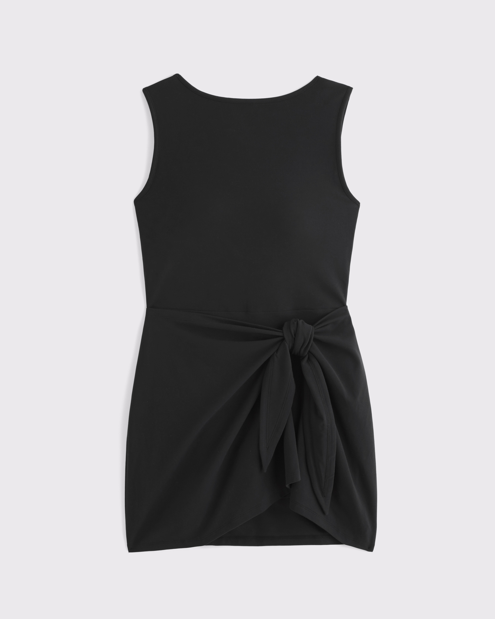 Women's YPB Tie Game Dress in Black | Size XXL | Abercrombie & Fitch