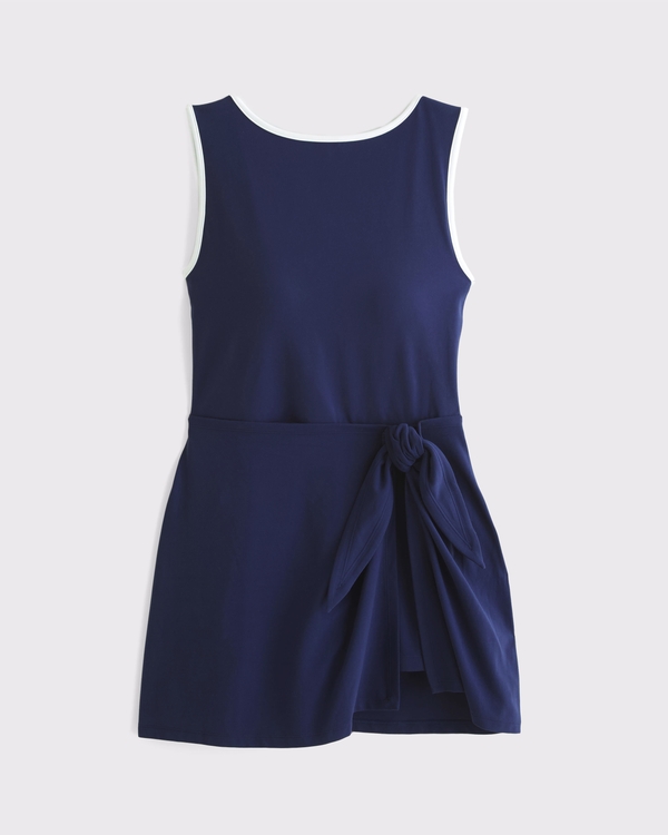 blue babyshower dress Built-in Bodysuit Dress  Foray Golf