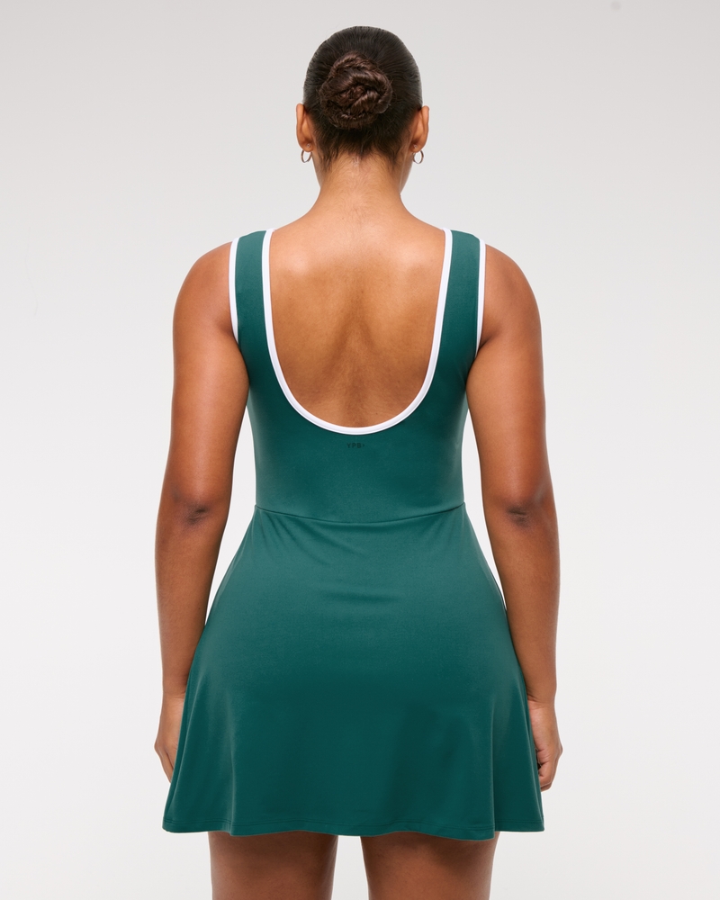 YPB studioFLEX Slash Wrap Mini Dress