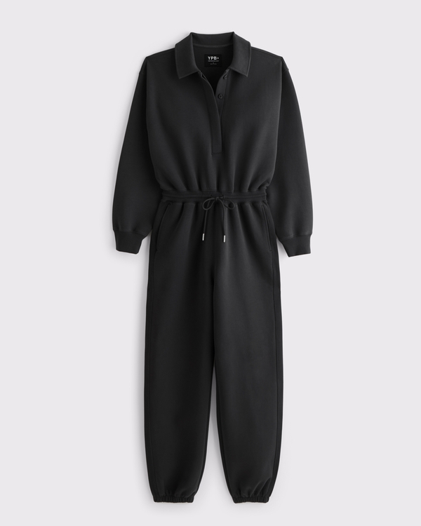 YPB neoKNIT MAX Polo Jumpsuit, Black view 1