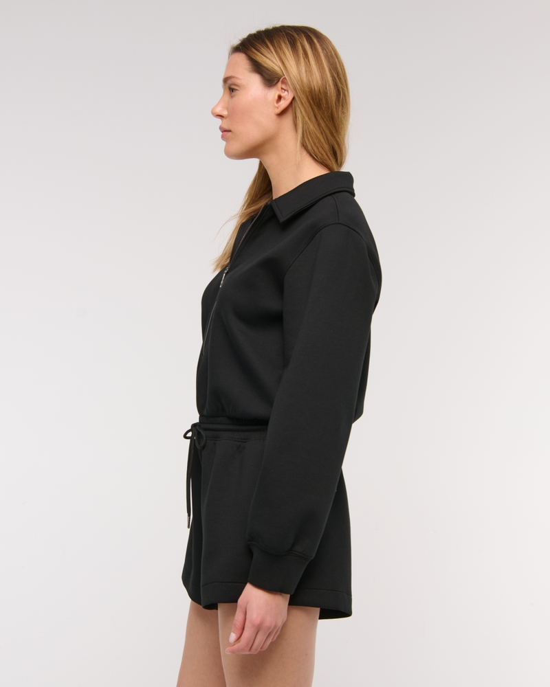 YPB neoKNIT Long-Sleeve Half-Zip Romper