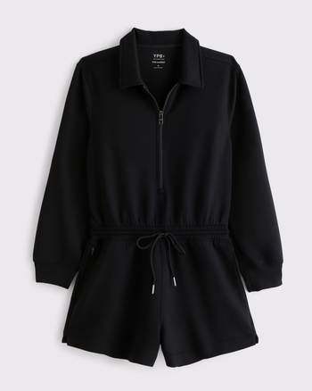 Women's YPB neoKNIT Long-Sleeve Half-Zip Romper | Women's