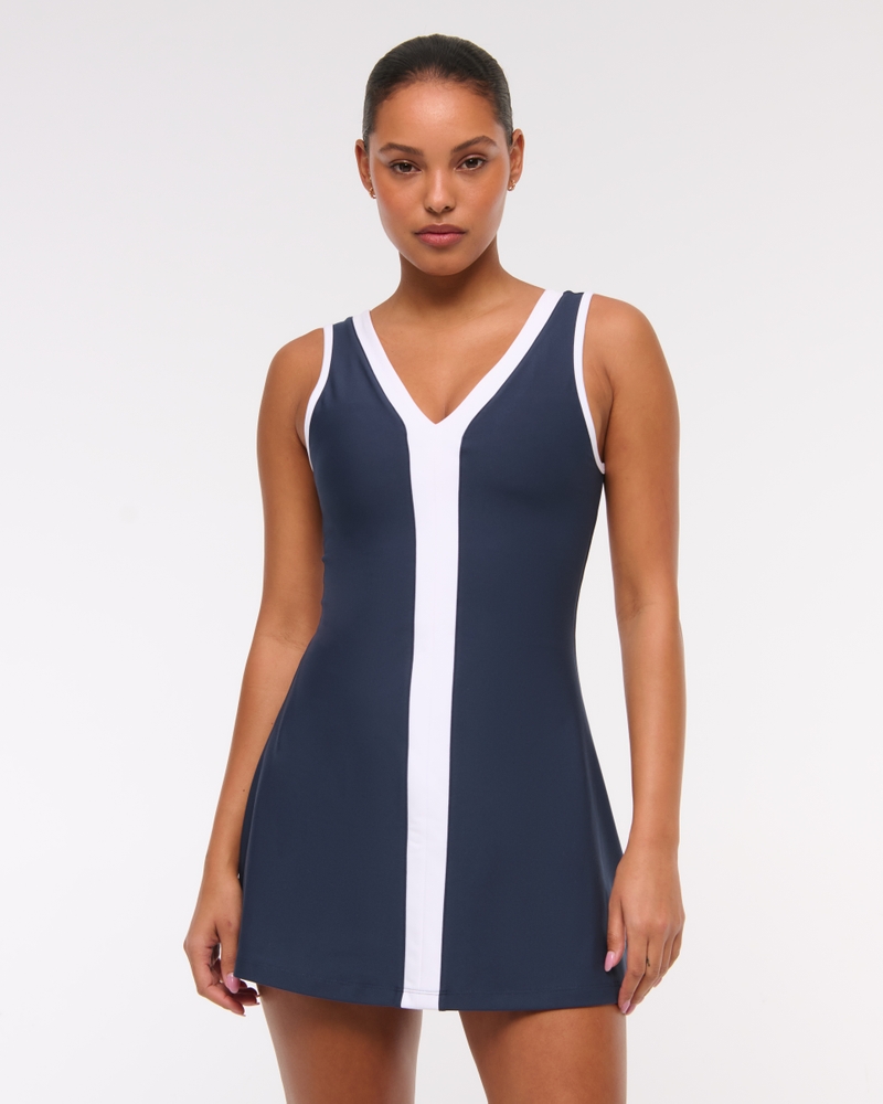YPB sculptLUX V-Neck Mini Dress