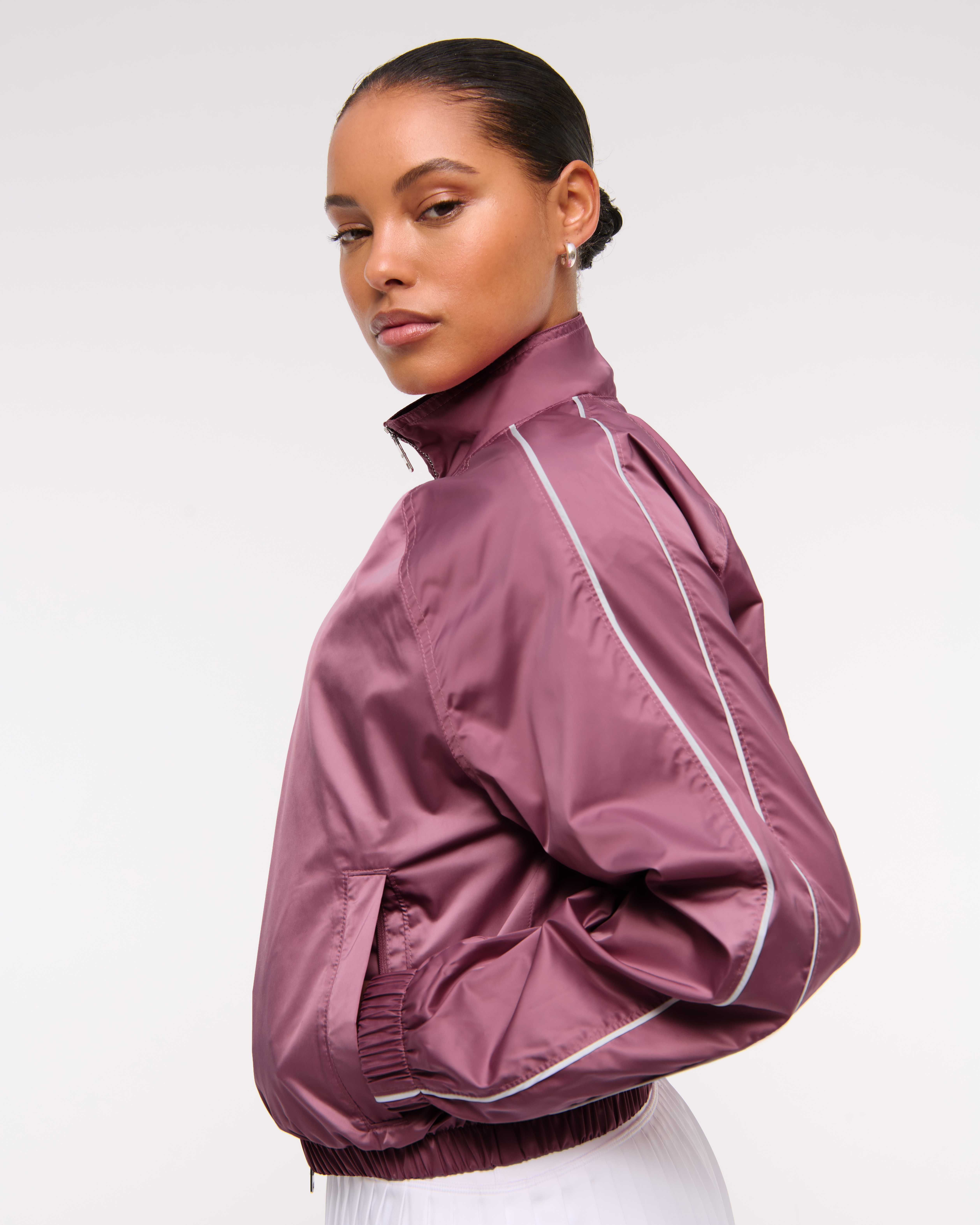 Women's YPB Active Satin Track Jacket | Women's Coats