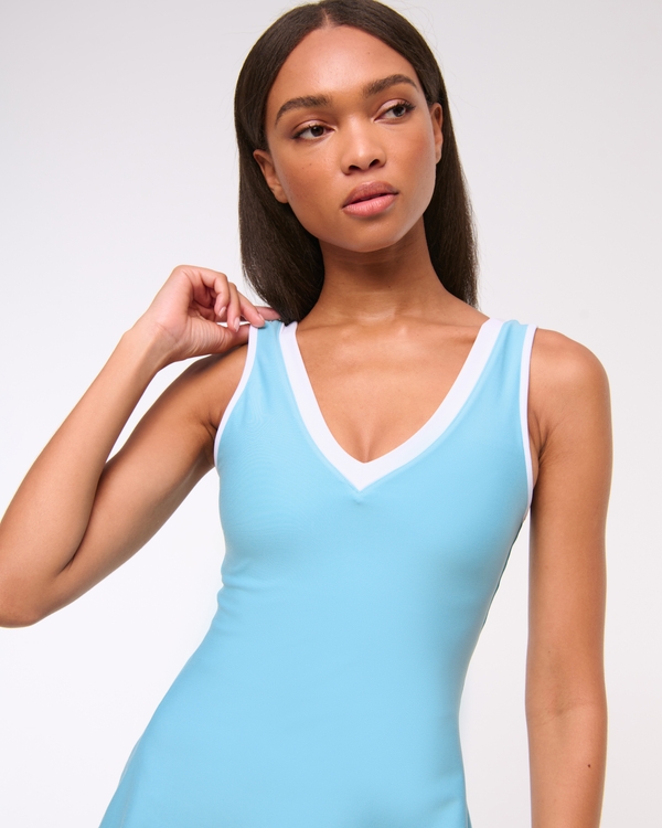 YPB sculptLUX V-Neck Mini Dress