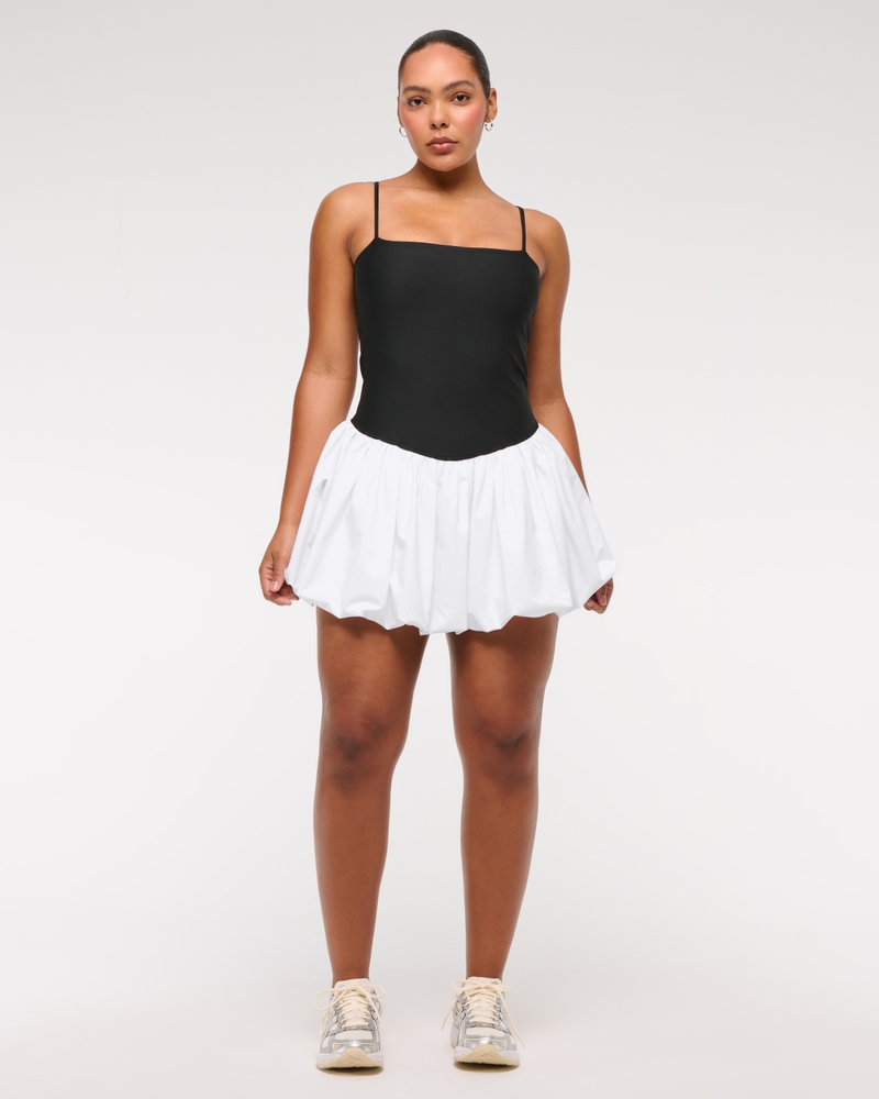 YPB sculptLUX Bubble Hem Mini Dress