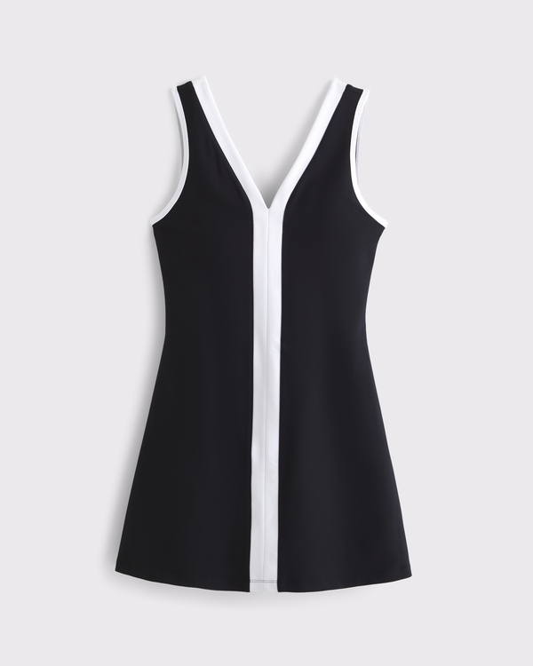 Women's YPB sculptLUX V-Neck Mini Dress | Women's Clearance |  Abercrombie.com