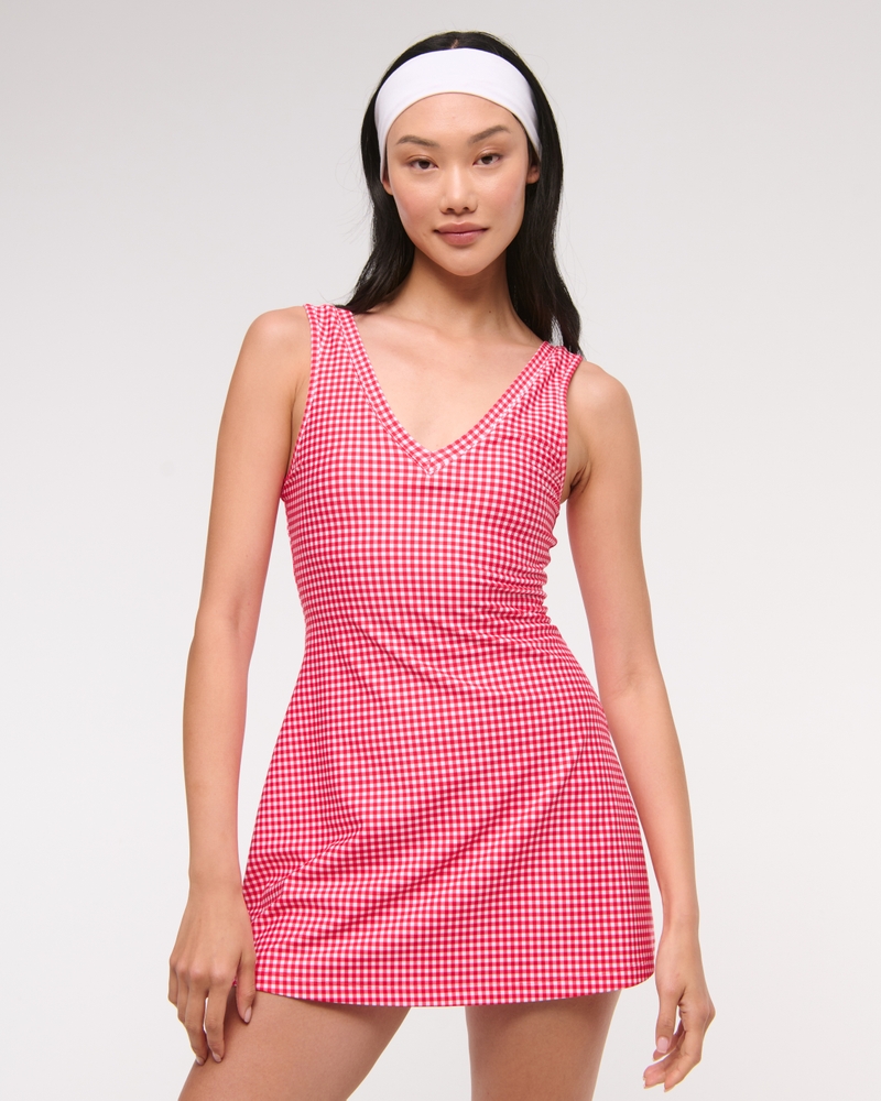Women's YPB sculptLUX V-Neck Mini Dress | Women's Dresses & Jumpsuits | Abercrombie.com