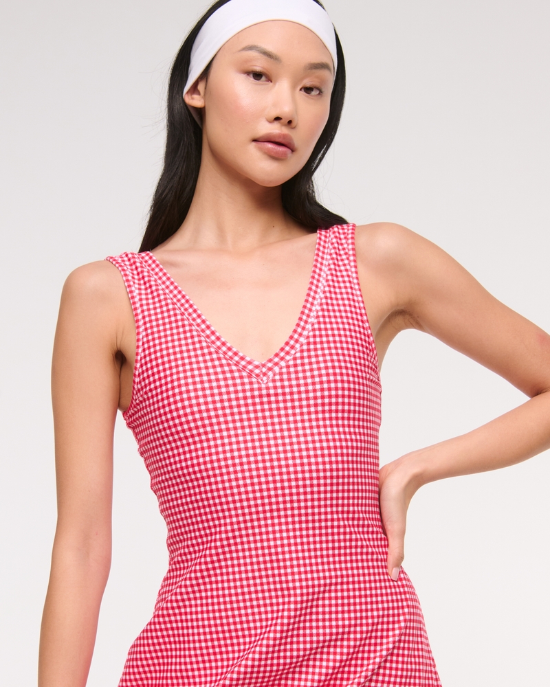 YPB sculptLUX V-Neck Mini Dress