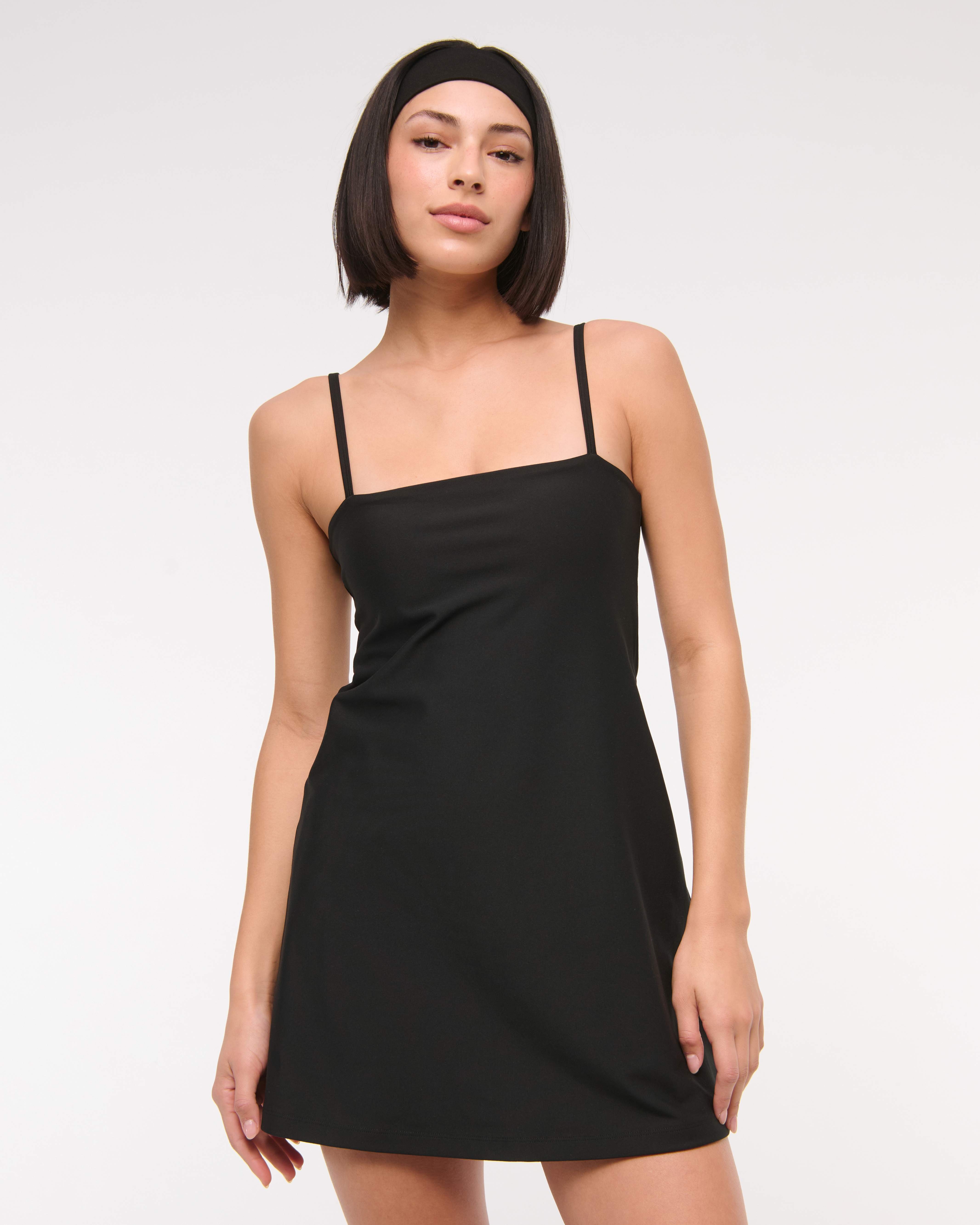 YPB sculptLUX Bandeau Mini Dress - Black