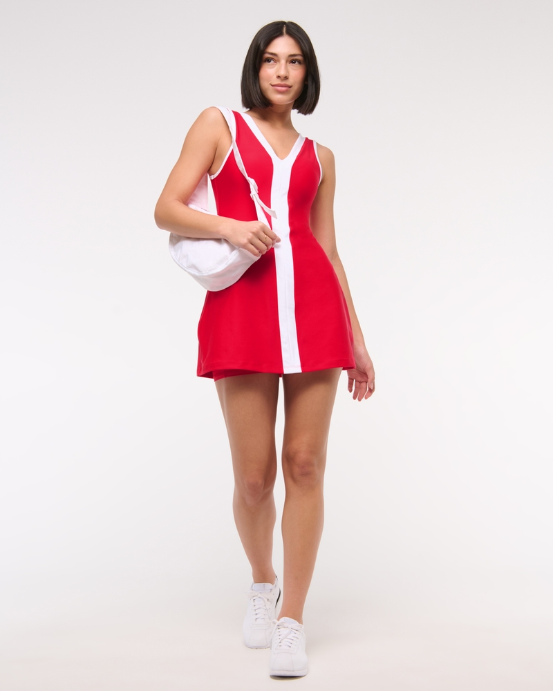 YPB sculptLUX V-Neck Mini Dress