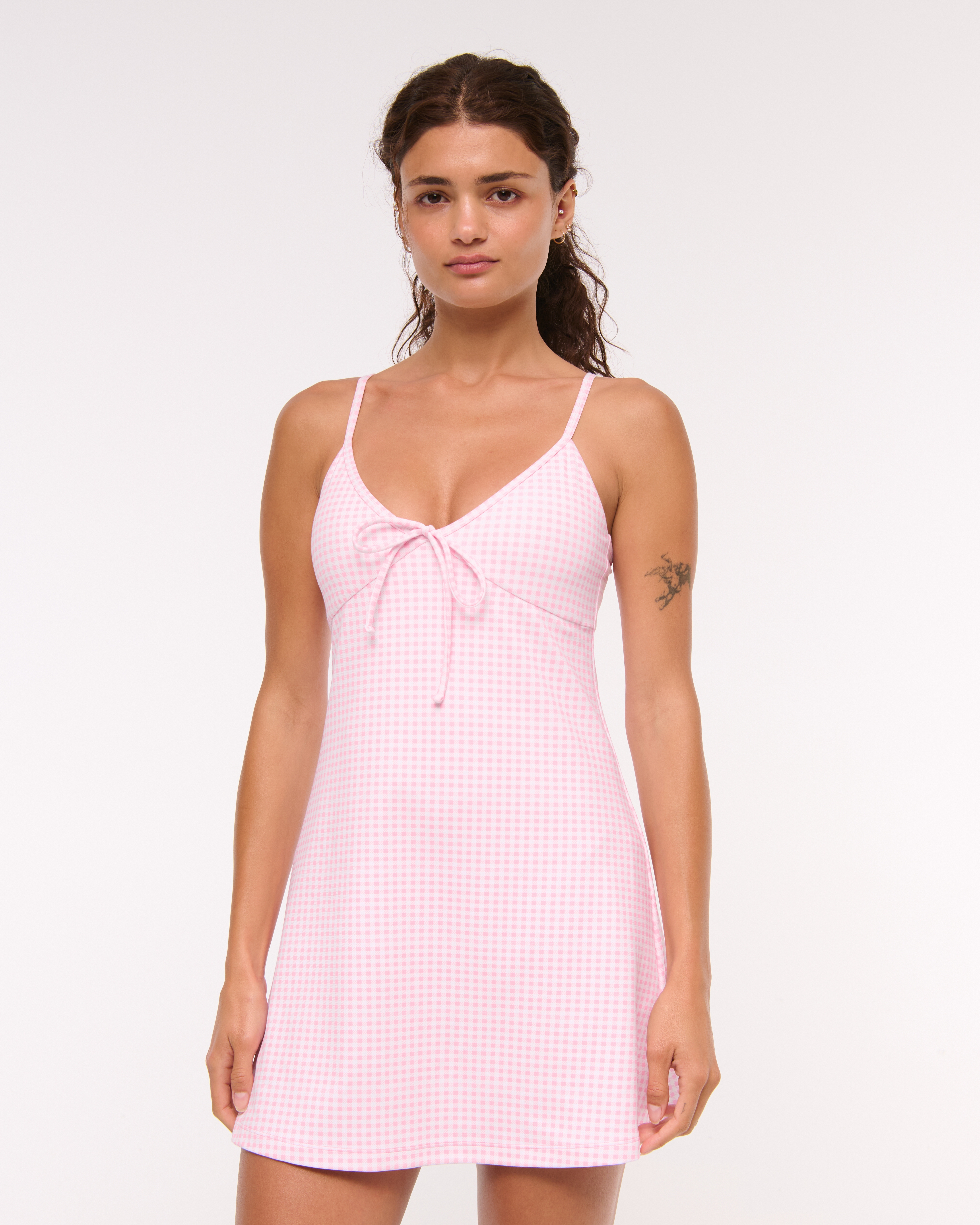 YPB Cami Mini Dress - Medium Pink Pattern