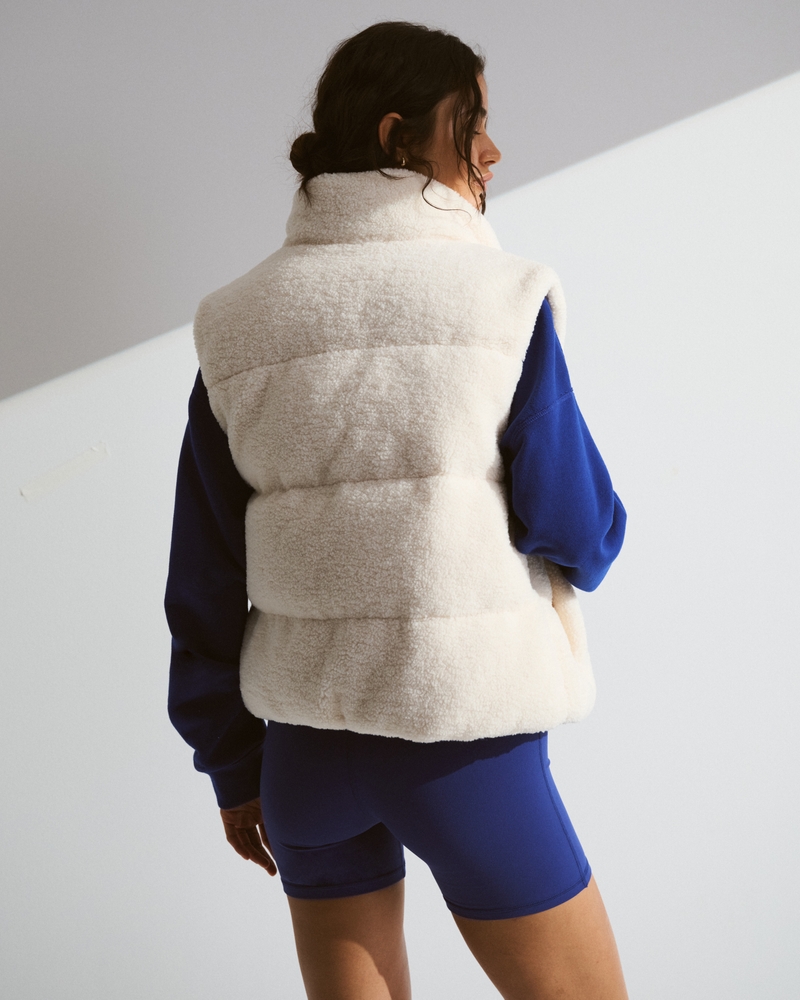 YPB On The Go Sherpa Puffer Vest