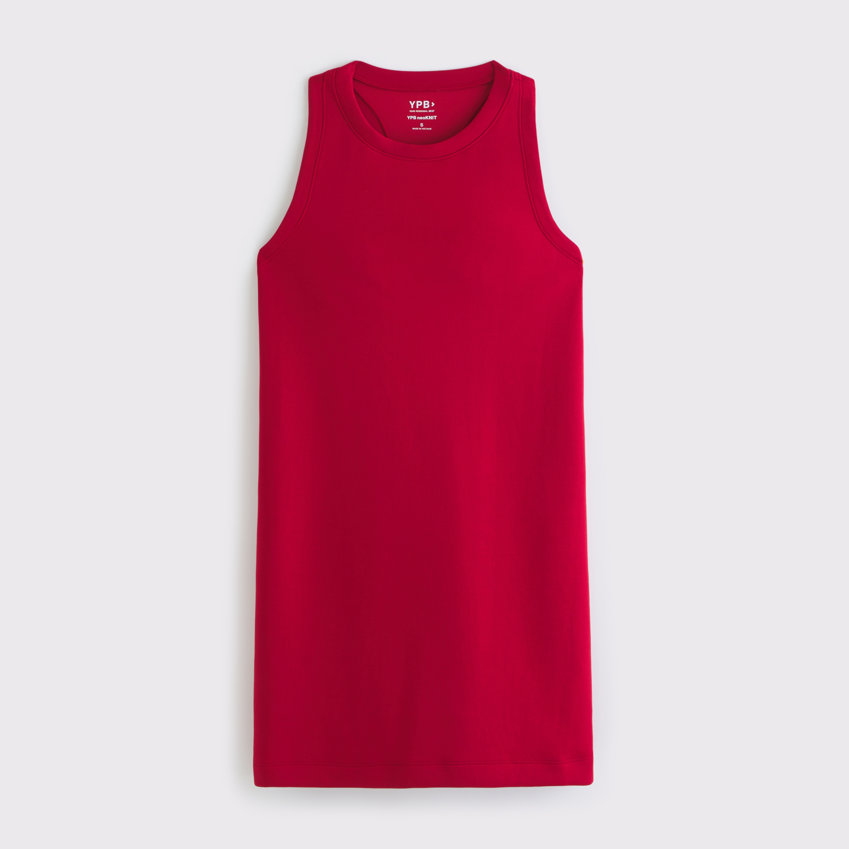 Abercrombie & Fitch Ypb Neoknit On The Go Unlined Mini Dress In Red