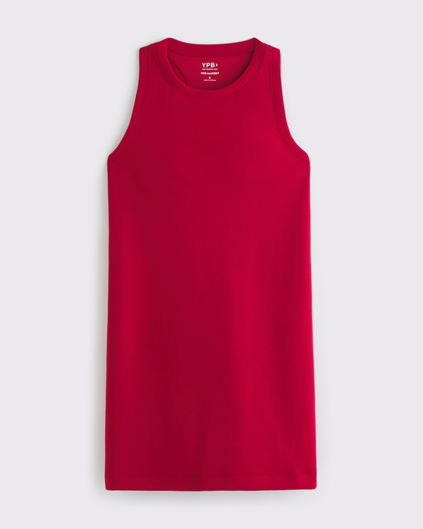 YPB neoKNIT On The Go Unlined Mini Dress, Red view 1