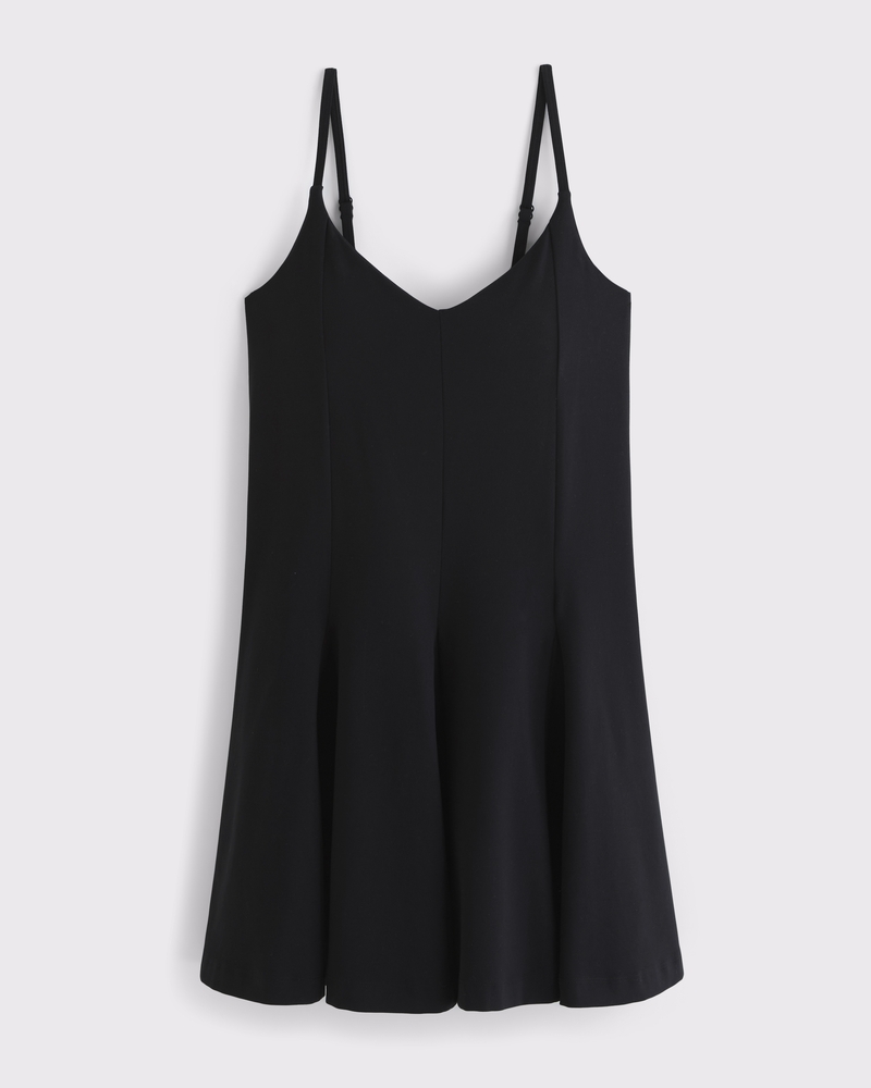 Narrow Strap Fit & Flare Mini Dress グレー Narrow Strap Fit & Flare Mini Dress グレー - メルカリ