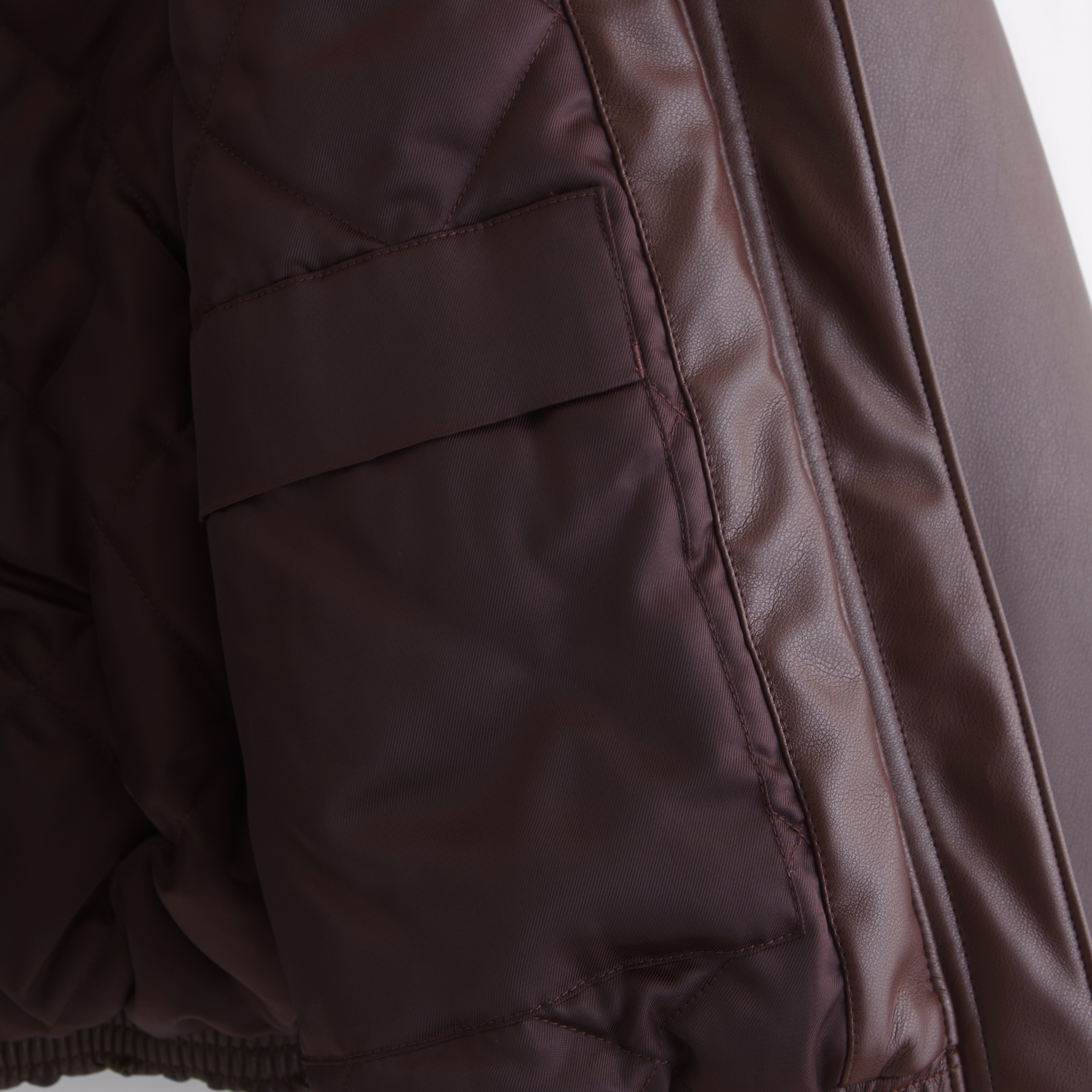 Women's YPB Bubble Hem Vegan Leather Jacket | Women's Women's YPB Bubble Hem Vegan Leather Jacket | Women's