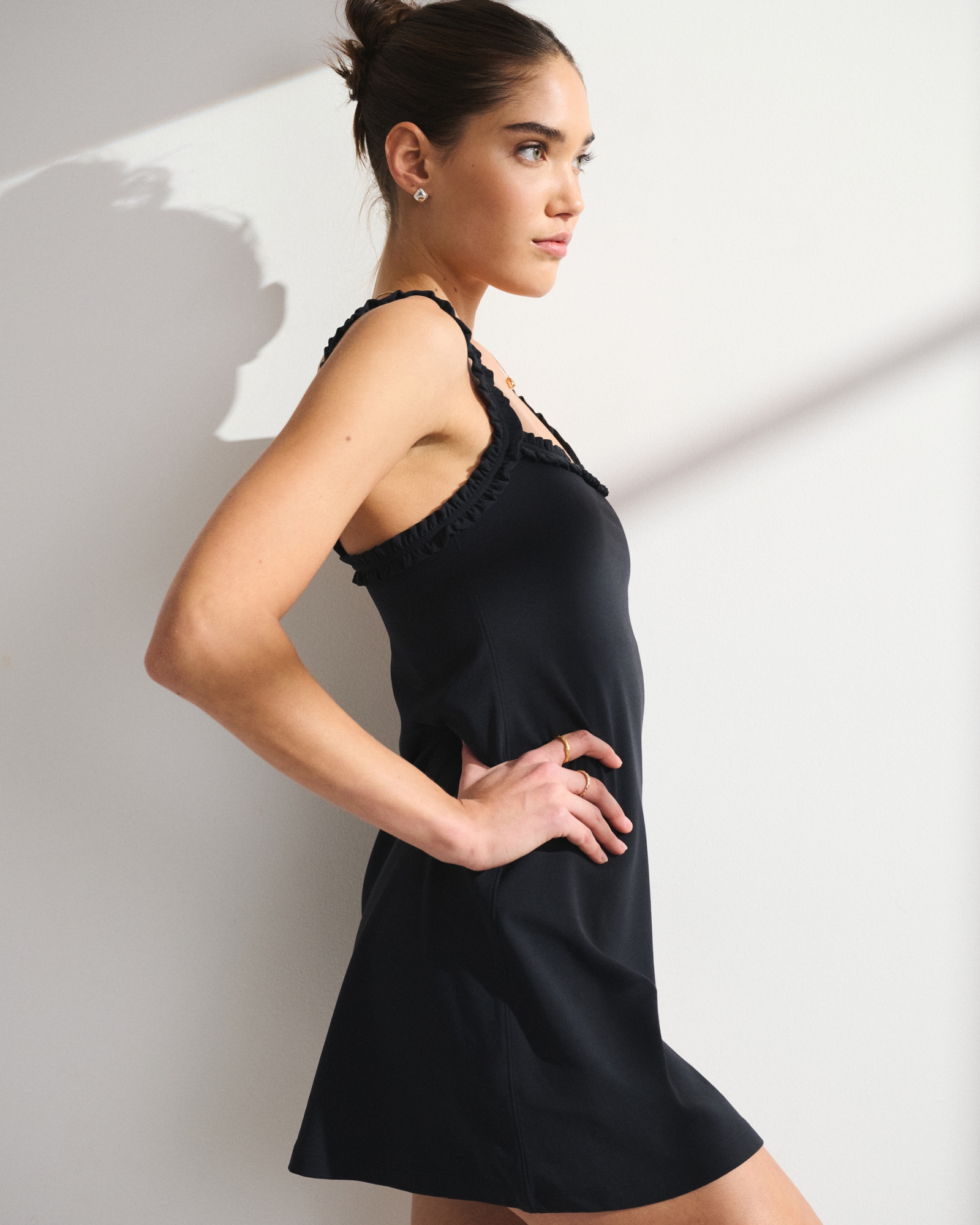 YPB studioFLEX Scrunchie Strap Mini Dress