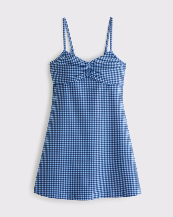 brandy melville blue plaid dress Bombshell Maxi Dress Cobalt