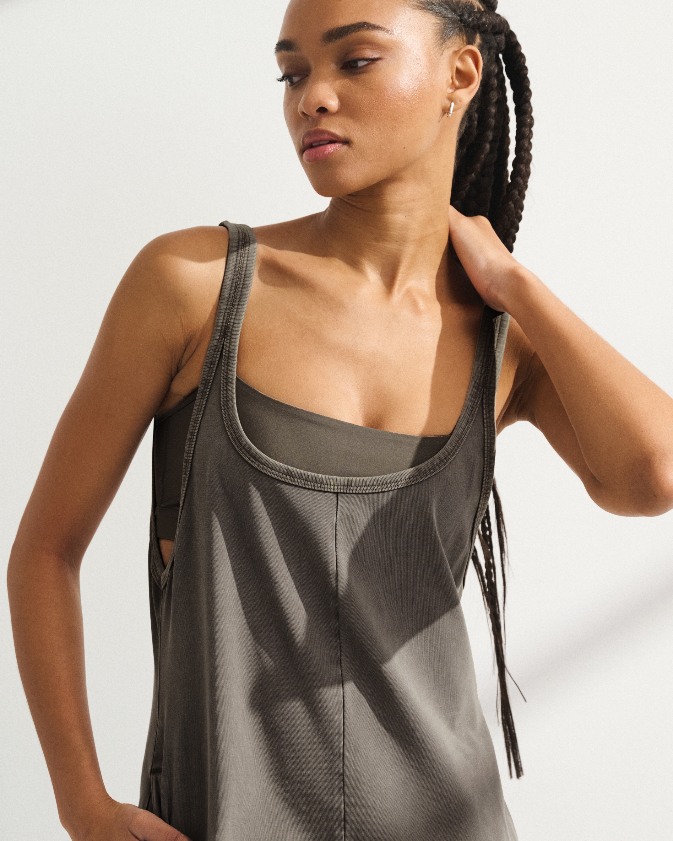 Женские комбинезоны Abercrombie & Fitch YPB Double-Layered Jumpsuit — фото 3
