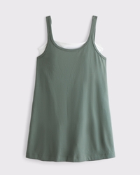 YPB On The Go Double-Layered Mini Dress