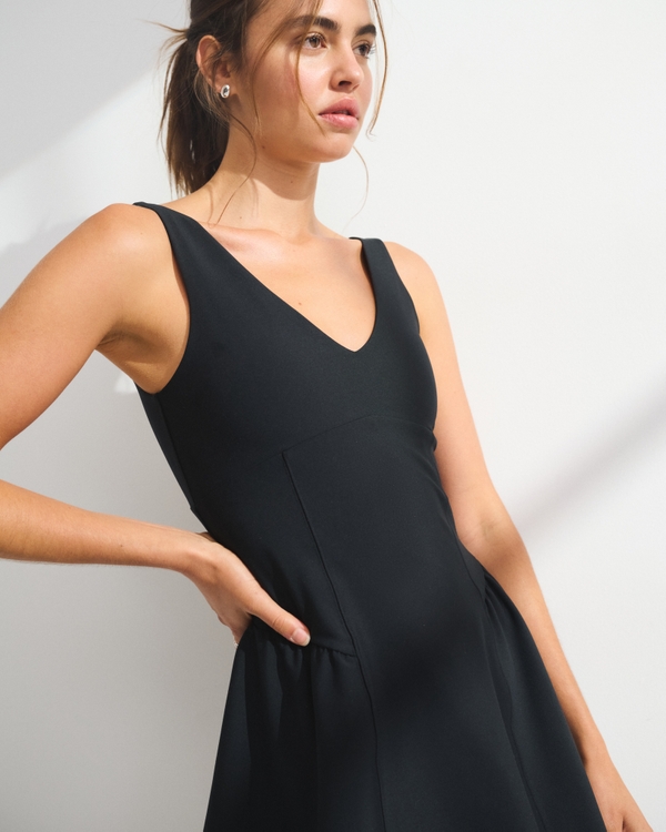 abercrombie ypb sculptlux mini dress Women's YPB sculptLUX Mini Dress in Onyx | Size XXS