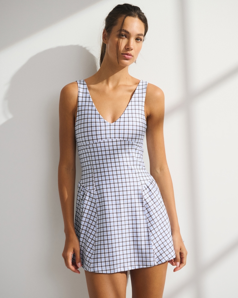 YPB sculptLUX V-Neck Flirty Mini Dress - thumbnail 2