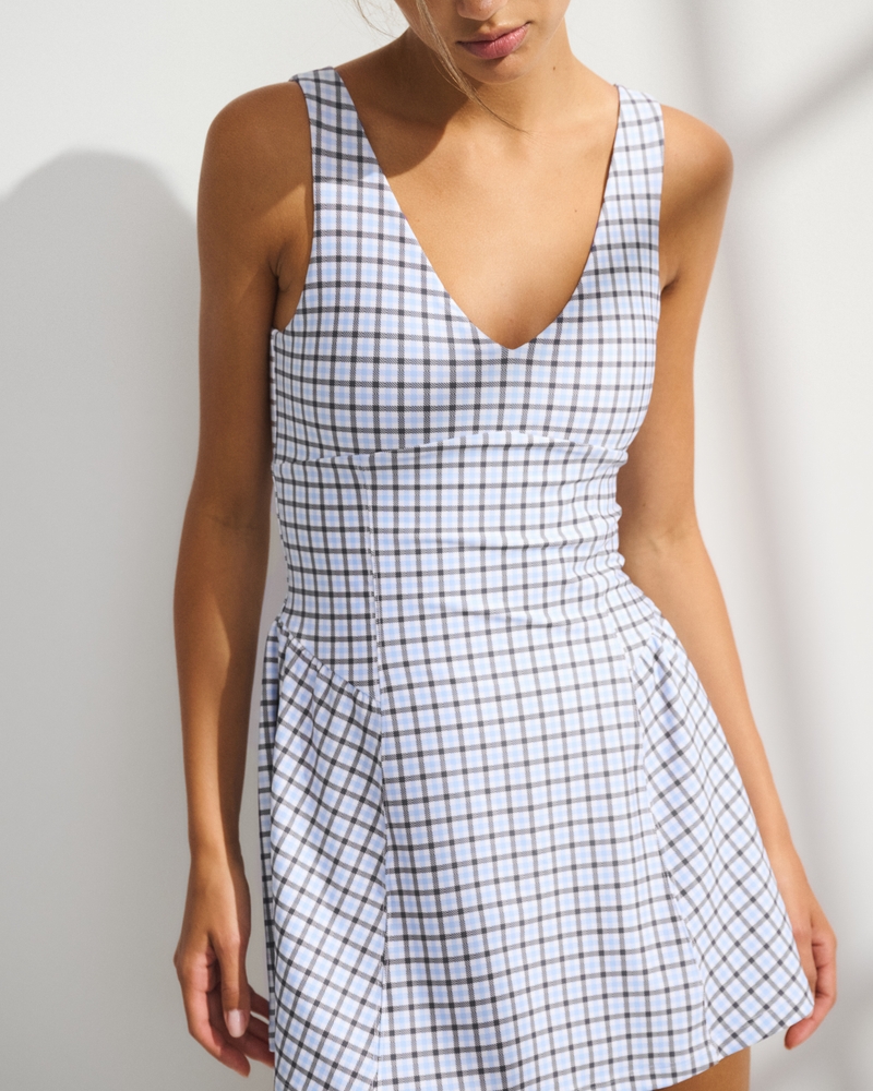 YPB sculptLUX V-Neck Flirty Mini Dress - thumbnail 3