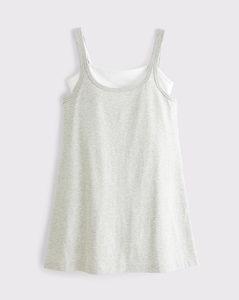 YPB On The Go Double-Layered Mini Dress